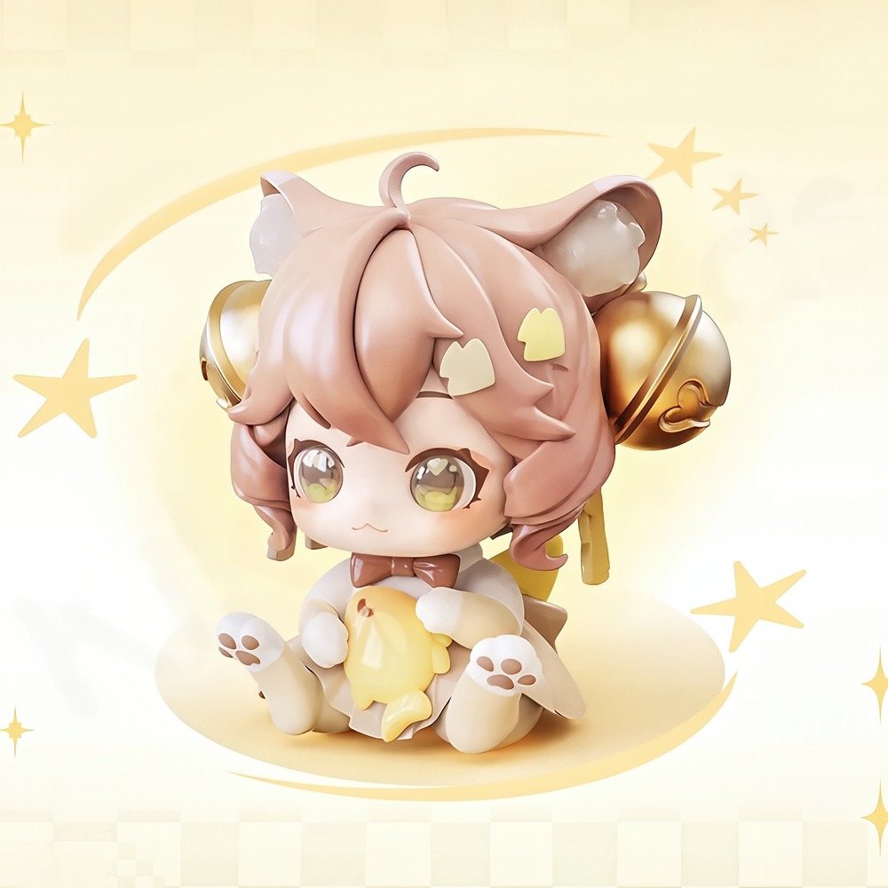 Sweet Emilya Cat Moni Kitten Office Curly Chime Blind Box Confirmed Figure Cute